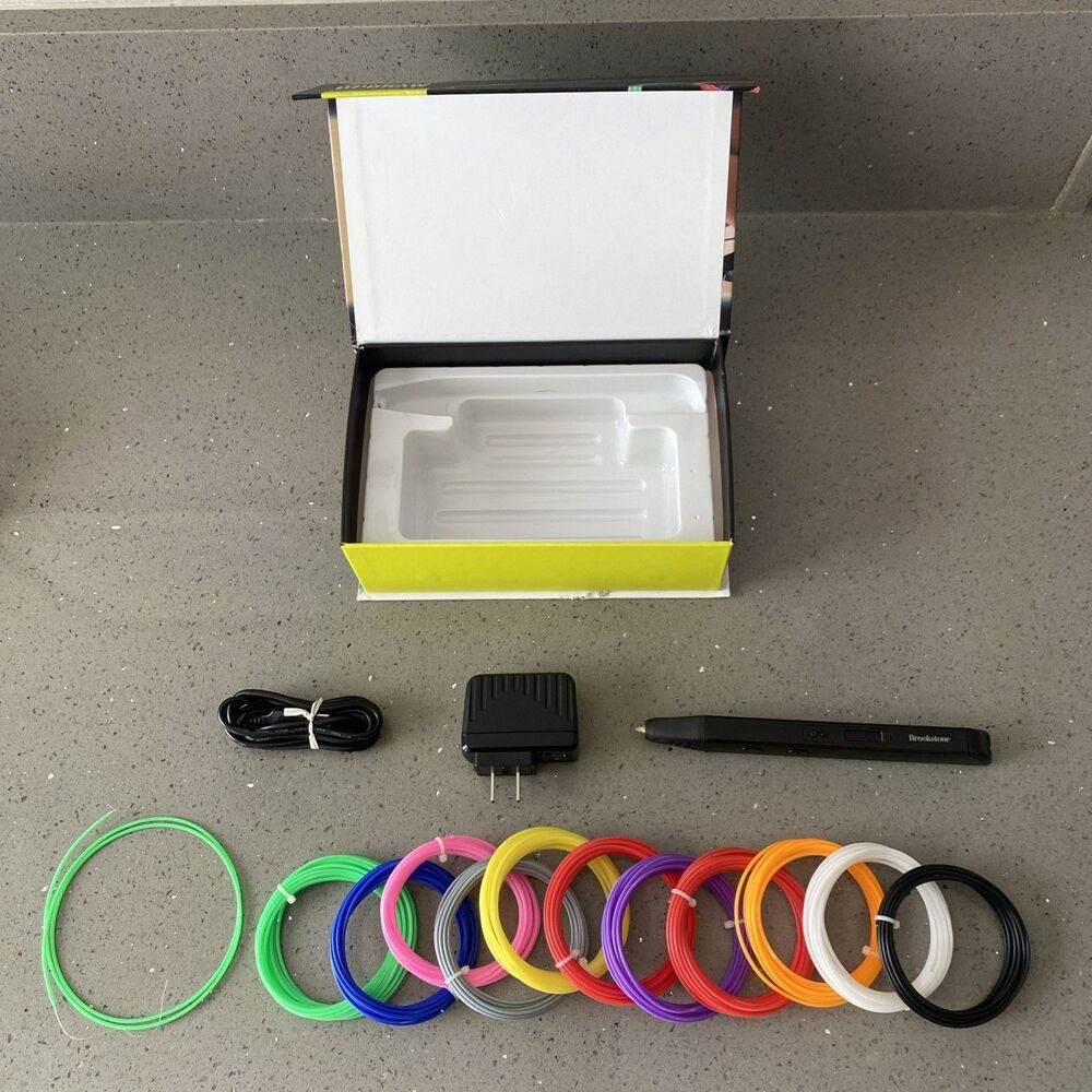 Brookstone Updraw 3D Sculpting Pen w/Filament Pack Draw Drawing Craft Art Open - Picture 6 of 11
